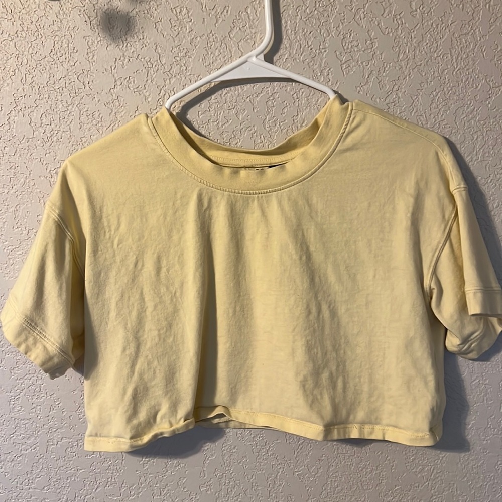 Yellow Crop Top